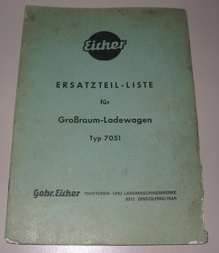 Ersatzteilliste
