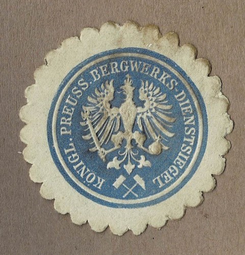 Siegelmarke preußen königl - siegelmarke,