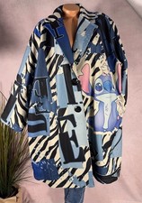 Oversize Mantel Damen Graffiti