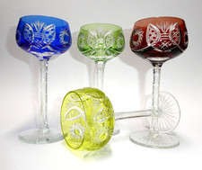 4 Kristall Gläser Römer Val. St. Lambert