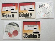 Borland/Inprise Delphi 5, Comp.Tls., C++- und JBuilder mit Keys/Seriennummern