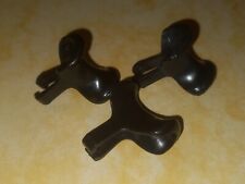 Playmobil 3x Sattel Pferde Schwarz 1. & 2. Generation Ritter ACW Soldaten