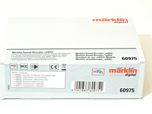 Märklin sound decoder msd3 - märklin,