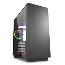 Sharkoon PC Gehäuse PURE STEEL Black RGB ATX schwarz