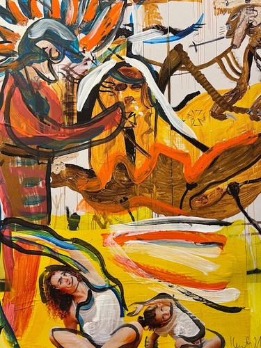 Malerei pop art acryl foto - , acryl/foto