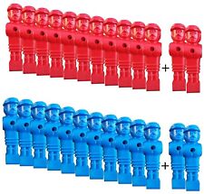 Kicker Set 2x(11+2 Reserve) Rot Blau Orig Löwen Kickerfiguren 16mm+Schrauben