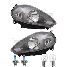 Scheinwerfer Set Schwarz inkl