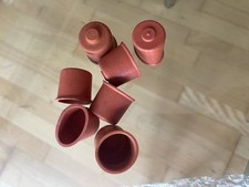 7 Mostkappen in Größen Flaschen Süßmost Weinballon Gärzubehör ca. 3,4 cm Durchm.