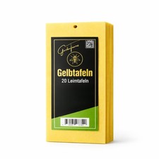 20 x Leimtafeln Gelb 25x10cm