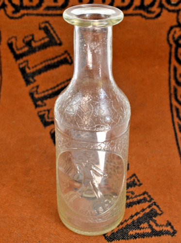 Alte werbekaraffe aus - werbekaraffe, glas