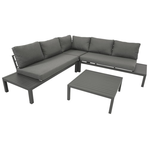 Lounge set aluminium outdoor - aluminium,