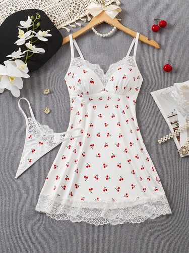 Piece ladies sexy nightdress - 2,