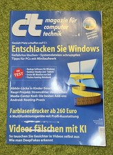Heise CT Magazin Zeitschrift - c't  Heft 8 / 2018