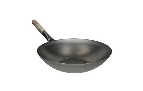 Wok 33cm flacher boden - wok,