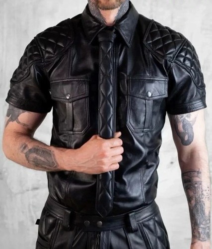 Herren lammfell lederjacke - lammfell,