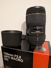 Sigma HSM APO MACRO 150mm F2.8 EX DG Nikon F Vollformat Kleinbild