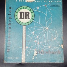 Deutsche Reichsbahn - Kursbuch mit Vielen Beilage Winterfahrplan 1960 Original 