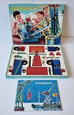 Original Märklin Metallbaukasten 1010 mit Anleitung - schöner Zustand um 1950