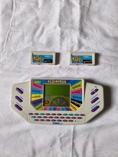 Glücksrad LCD Handheld Tiger Elec. + 2 Module Deutsch 1995 Retro Top Zustand 