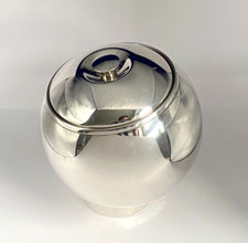 Vintage 60er Jahre Fornari Roma Chrom Kühler isoliert Metall Eiskübel Kugel