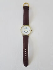 HIRSCH Uhren Armband Lederarmband Forest 20 mm braun weinig getragen + Uhr