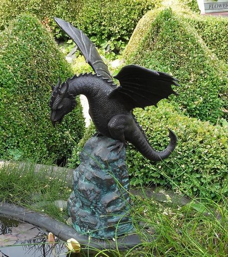 Bronzeskulptur drache als - bronzeskulptur,