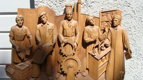 Altes holz figur - holz,