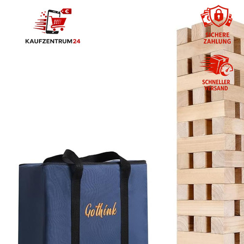 Wackelturm spiel holz 51pcs - wackelturm,