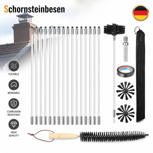 Kesselbürste schornsteinbesen - kesselbürste,