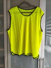 6x Markierhemd/Trainingsleibchen/Mannschaftsweste, gelb, für Erwachsene