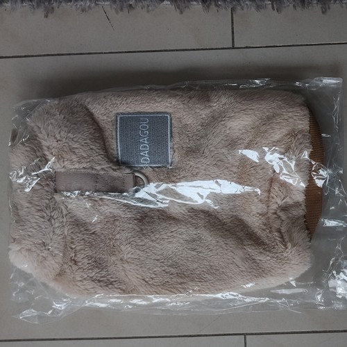 Hundewintermantel pelz beige - hundewintermantel,