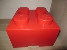 Lego storage brick - lego, rot