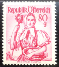 Österreich 1948, Mi 908, DS Trachten Steiermark Ennstal, postfrisch