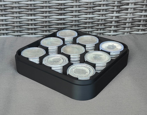 Münzbox für 45x - 1, oz
