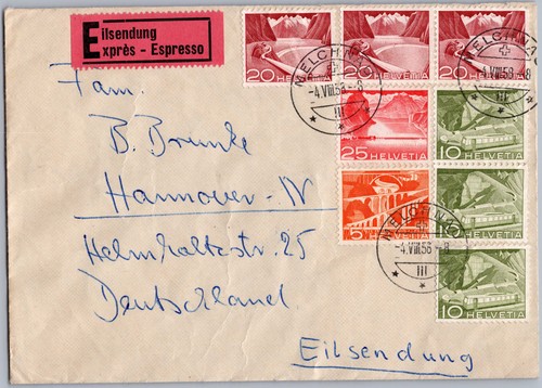 Schweiz sonderstempel sst - schweiz,