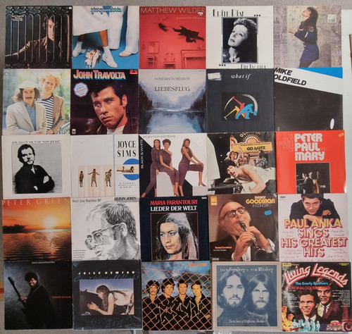 25x vinyl rock - 25x, rock/pop/weitere