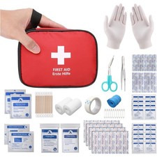 Erste Hilfe Set Notfalltasche Mini Reiseapotheke Camping Wandern Fahrrad Auto
