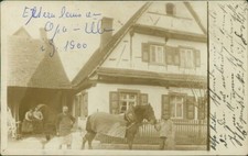 Ansichtskarte Haus Personen