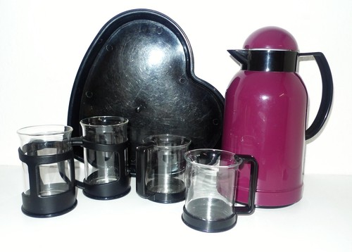 Vintage set teekanne 4 - set:,