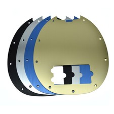 Metal anodized bass - metal, pickguard