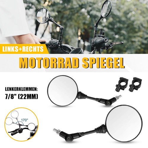 Paar 360 motorrad spiegel - 1,