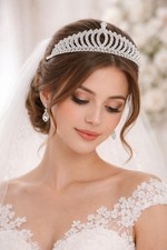 Elegante tiara diadem mit - /,