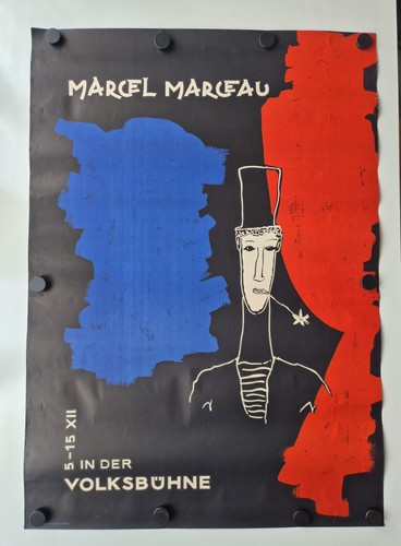 Plakat gastspiel marcel - plakat,