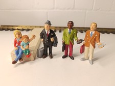 Vier Bullyland Figuren Maßstab 1:22,5 Passend Für LGB Spur G Sehr Guter Zustand