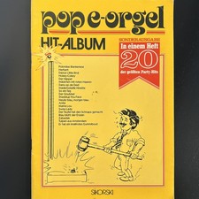 Noten - pop e-orgel -