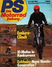 Zeitschrift PS Motorrad #7 von 1977 Fantic GS Puch Monza KTM 50 Endurso
