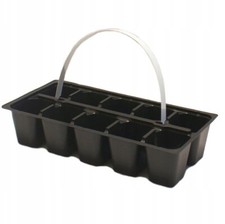 Set 10 x Anzuchtplatte Topfplatte 10 Töpfe Multitopf Multitopfpalette Grieff