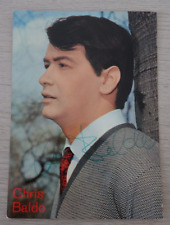 Autogramm luxemburgischer Schlagersänger Chris Baldo  (115232)