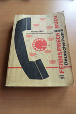 DDR Post Telefonbuch Fernsprechbuch Ost-Berlin 1975 Hauptstadt mit PLZ Werbung