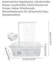 Vogeldusche für Nymphis und